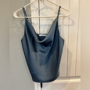 Blue boutique blouse